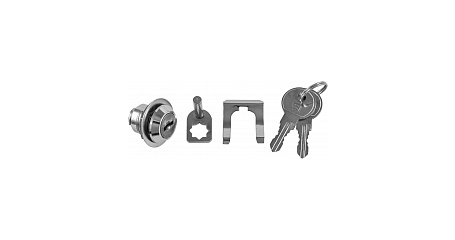 OTT47-001CR Замок с двумя ключами для тележки OMBRA