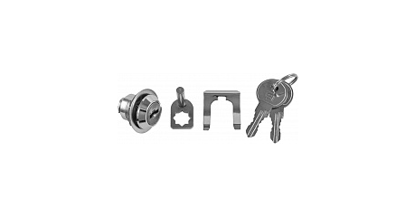 OTT47-001CR Замок с двумя ключами для тележки OMBRA