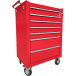 OTT47R-R Тележка инструментальная 7-ми полочная (красная)