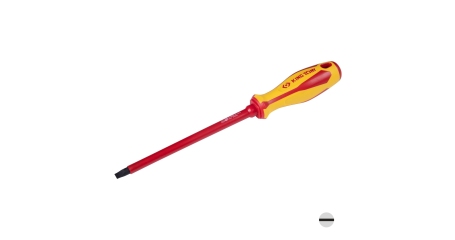 Отвертка шлицевая Slotted 5,5 мм, 125 мм, диэлектрическая KING TONY 14725505