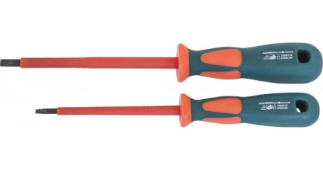 Отвертка шлицевая диэлектрическая JONNESWAY DV13S275 SL 2,5х75 мм