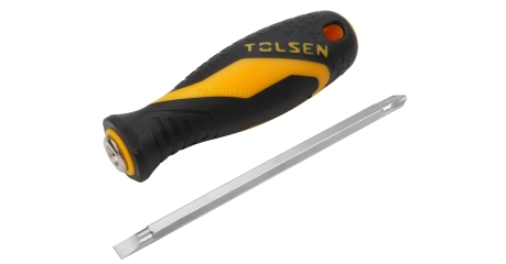 Отвертка со сменной вставкой (битой) 2 в 1 TOLSEN TT20042