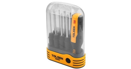 Отвертка со сменными вставками битами 8 в 1 TOLSEN TT20039S