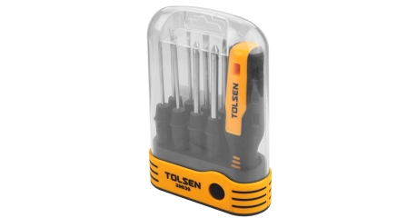 Отвертка со сменными вставками битами 8 в 1 TOLSEN TT20039S