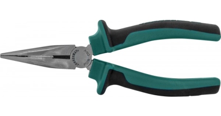 P1218 Длинногубцы изогнутые с двухкомпонентными рукоятками, 200 мм