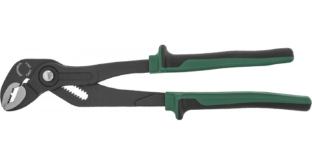 P28212 Клещи переставные с реечной регулировкой и коробчатым захватом, двухкомпонентные рукоятки, 300 мм