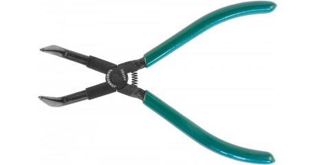 P9508C Щипцы для стопорных колец с удлиненными губками «загнутый сжим», 216 мм