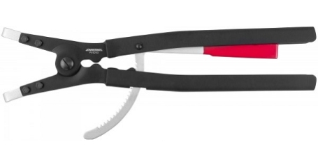 P9920D Щипцы для стопорных колец с фиксатором изогнутые 90°, разжим, 165-300 мм, 4.5-5.5 мм, 500 мм