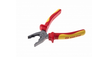 Пассатижи комбинированные KING TONY 6116-07A, 185 мм, диэлектрические