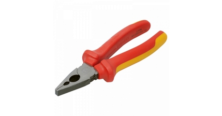 Пассатижи комбинированные МАСТАК 030-00180EH, 180 мм, диэлектрические, держатель