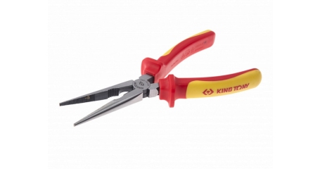 Пассатижи тонконосые KING TONY 6318-08A, 210 мм, диэлектрические