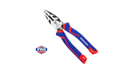 Пассатижи 180мм CR-V проф WP231025 WORKPRO