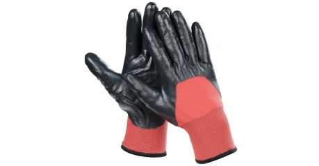 Перчатки маслобензостойкие латексные зимние NORDBERG NAPG158WB