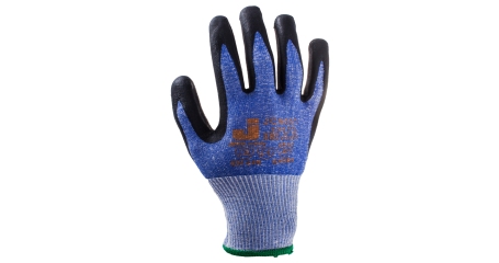 Перчатки полиэтиленовые с нитриловым покрытием упаковка 12 пар JETA SAFETY JCN051