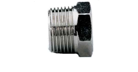 Переходник Asturomec 14150 с конической наружной и внутренней резьбой: М 1/4" - F 1/8"