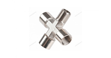 Переходник крест FFFМ1/4" NPX2FFFM