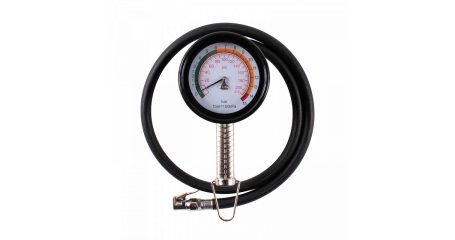 Пистолет для подкачки шин 15 бар, с манометром 100 мм MIGHTY SEVEN SB-710