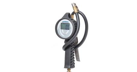 Пистолет профессиональный цифровой обрезиненный для подкачки шин колес NORDBERG Ti8D