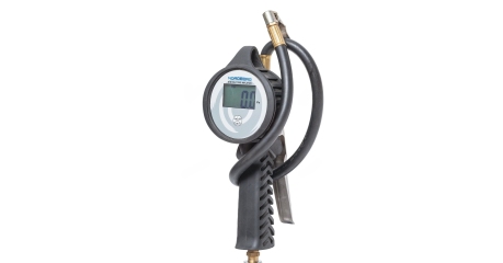 Пистолет профессиональный цифровой обрезиненный для подкачки шин колес NORDBERG Ti8D