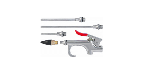 Пистолет продувочный с насадками в наборе Thorvik ABGK5 5 предметов