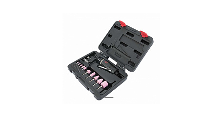 Пневматическая бормашина (шарошка) 3 - 6 мм, 25000 об/мин, с набором принадлежностей, 15 предметов MIGHTY SEVEN QA-0115A