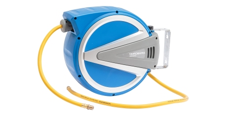 Пневматический шланг на самоскручивающейся катушке NORDBERG HR0815HPVC, 15 м