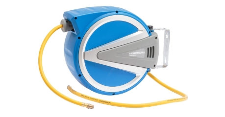 Пневматический шланг на самоскручивающейся катушке NORDBERG HR0815HPVC, 15 м