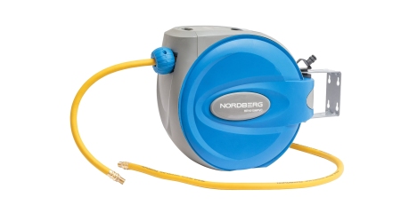 Пневматический шланг на самоскручивающейся катушке NORDBERG HR1015HPVC, 15 м