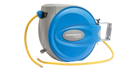 Пневматический шланг на самоскручивающейся катушке NORDBERG HR1030HPVC, 30 м