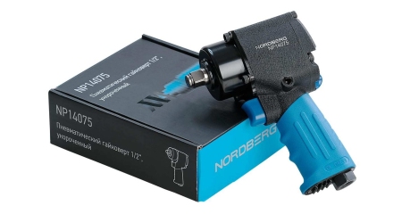 Пневмогайковерт ударный 1/2", 680Нм, укороченный NORDBERG NP14075