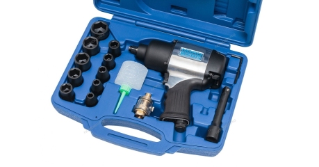 Пневмогайковерт в кейсе с головками 1/2" NORDBERG IT250KIT
