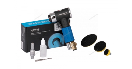 Пневмошлифмашинка угловая орбитальная эксцентрик диаметр 75 мм NORDBERG NP3225