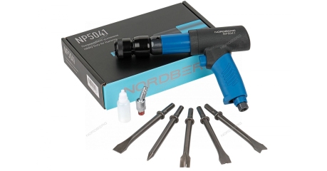 Пневмозубило усиленное 234 мм с быстросъемным держателем NORDBERG NP5041