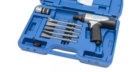 Пневмозубило в кейсе + 5 насадок + быстросъемный адаптер (HA67-KIT) NORDBERG NP5067