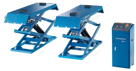 Подъемник ножничный низкопрофильный 3т 380В NORDBERG N631L-3B