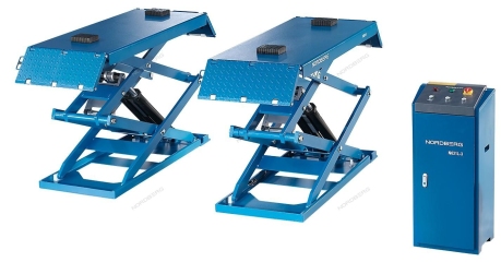 Подъемник ножничный низкопрофильный 3т 380В NORDBERG N631L-3B