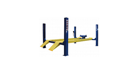 Подъемник четырехстоечный AE&T F3.5-4 (3.5т) с траверсой для сход-развала