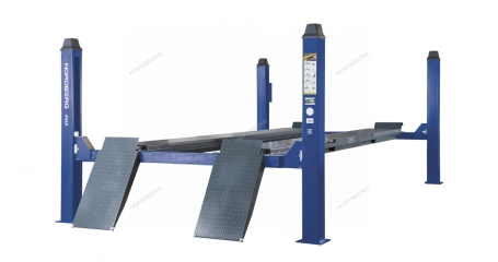 Подъемник четырехстоечный NORDBERG 4450_MB, без траверсы, для сход-развала, 5 т, механическое снятие