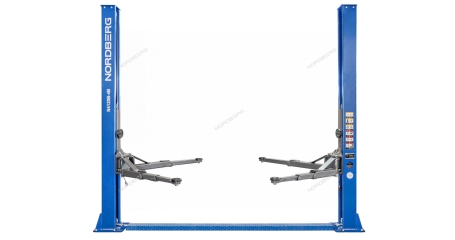 Подъемник двухстоечный NORDBERG N4120B_3+2 (4 т, 220 В/380 В, синий/серый)