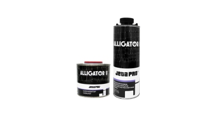 Покрытие на полиуретановой Alligator II-2К основе для защиты поверхности с катализатором, 0.8+0.2 л черный JETA PRO 5776