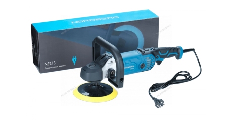 Полировальная машинка NORDBERG NE413, ? диска 180 мм, 600-3500 об/мин, 1400 Вт