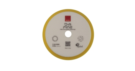 Полировальный диск тонкий RUPES 9.DA180M, жёлтый, 150-180 мм