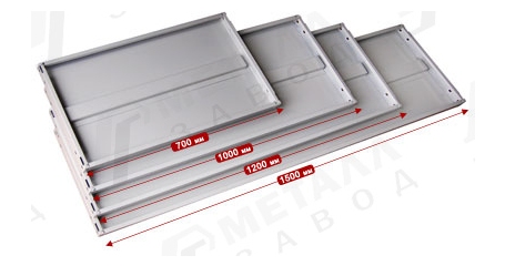 Полка для стеллажа СТФЛ 1000x300