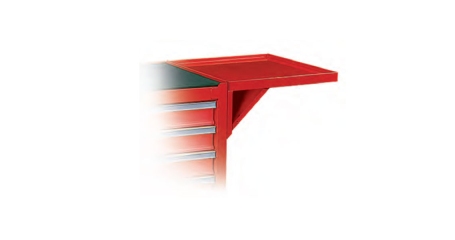 Полка инструментальная навесная МАСТАК 550-10457R, красная