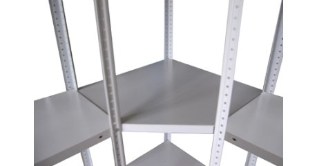 Полка угловая для стеллажа 300