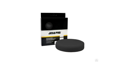 Поролоновый полировальный круг мягкий черный рифленый 150 x 30 мм JETA PRO 5873313/J
