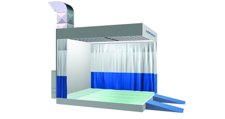 Пост подготовки к окраске с креплением к потолку NORDBERG NB300B