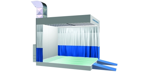 Пост подготовки к окраске с креплением к потолку NORDBERG NB300B