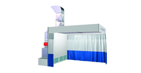 Пост подготовки к окраске с колоннами с горелкой NORDBERG NB100C