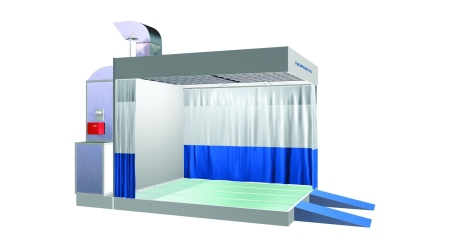 Пост подготовки к окраске с подогревом к окраске с креплением к потолку NORDBERG NB300C